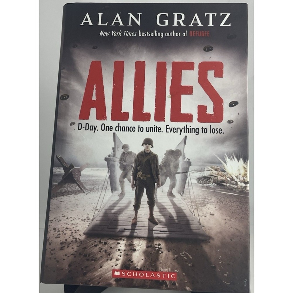 Allies Alan Gratz Paperback Scholastic WWII D Day Historical Fiction Novel